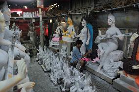 Saraswati Puja Preparation in Chattogram - Bangladesh