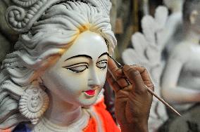 Saraswati Puja Preparation in Chattogram - Bangladesh