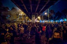 Tehran Students Rally for Plane Crash Victims - Iran