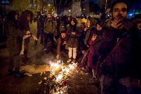 Tehran Students Rally for Plane Crash Victims - Iran