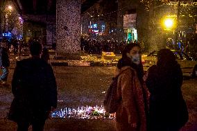 Tehran Students Rally for Plane Crash Victims - Iran