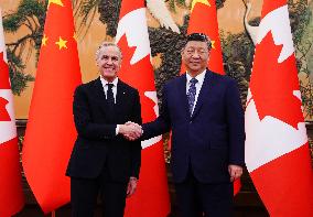 Prime Minister Mark Carney Meets Xi Jinping - Beijing