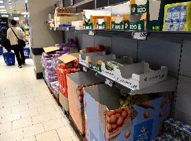 Illustration - Egg Shortages In Supermarkets - Paris