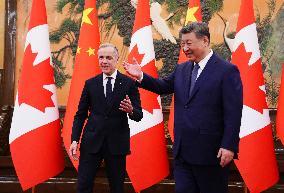 Prime Minister Mark Carney Meets Xi Jinping - Beijing
