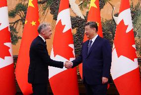 Prime Minister Mark Carney Meets Xi Jinping - Beijing