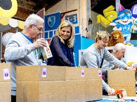 Queen Maxima Visits Jarige Job Wesley Foundation - Netherlands