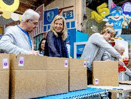 Queen Maxima Visits Jarige Job Wesley Foundation - Netherlands