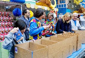 Queen Maxima Visits Jarige Job Wesley Foundation - Netherlands