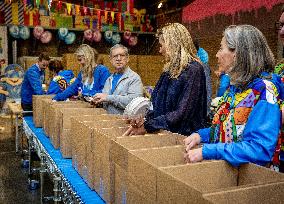 Queen Maxima Visits Jarige Job Wesley Foundation - Netherlands