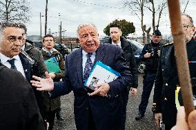 Gerard Larcher Visits Tarn-et-Garonne - France