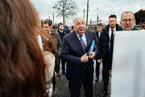 Gerard Larcher Visits Tarn-et-Garonne - France