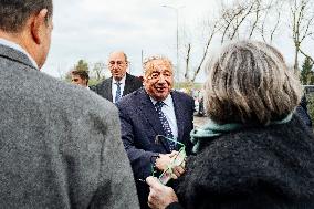 Gerard Larcher Visits Tarn-et-Garonne - France