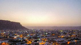 Drone shot of Yemen