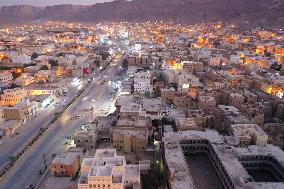Drone shot of Yemen