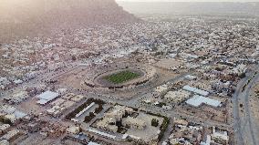Drone shot of Yemen