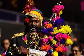 Visitors Attend Inaugural Jaipur Literature Festival - India