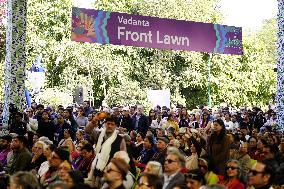 Visitors Attend Inaugural Jaipur Literature Festival - India