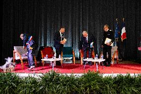 Gerard Larcher Visits Tarn-et-Garonne - France