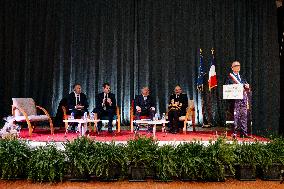 Gerard Larcher Visits Tarn-et-Garonne - France