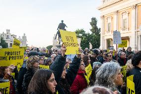 Demonstration in Support of the Opposition to the Iranian Regime - Rome