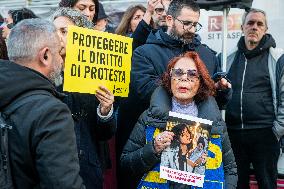 Demonstration in Support of the Opposition to the Iranian Regime - Rome