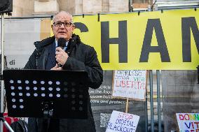 Demonstration in Support of the Opposition to the Iranian Regime - Rome