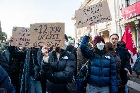 Demonstration in Support of the Opposition to the Iranian Regime - Rome