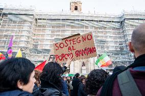 Demonstration in Support of the Opposition to the Iranian Regime - Rome