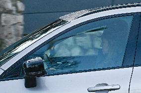 Infanta Elena and Victoria Federica Leave Zarzuela Palace - Madrid