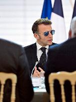 Meeting on the institutional future of New Caledonia at Elysee - Paris