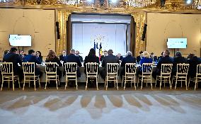 Meeting on the institutional future of New Caledonia at Elysee - Paris