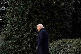 Donald Trump deparst to Florida - Washington