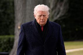 Donald Trump deparst to Florida - Washington