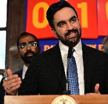 NYC Mayor Mamdani Speaks To The Media In New York City