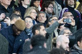 Celebs L1 football match PSG v LOSC - Paris