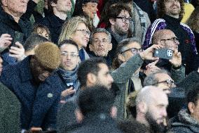 Celebs L1 football match PSG v LOSC - Paris