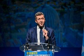 Marine Le Pen Attends Reception For Candidate Frank Allisio - Marseille