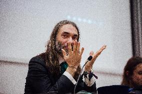 Cedric Villani At Sciences Po Rennes Conference - France