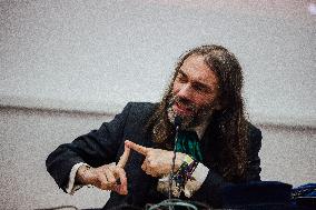 Cedric Villani At Sciences Po Rennes Conference - France