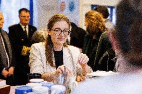 Aurore Berge Visits La Cohue Cooperative - France