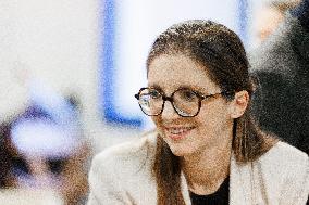 Aurore Berge Visits La Cohue Cooperative - France