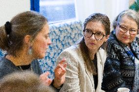 Aurore Berge Visits La Cohue Cooperative - France