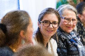 Aurore Berge Visits La Cohue Cooperative - France