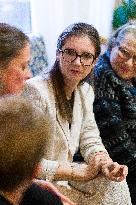 Aurore Berge Visits La Cohue Cooperative - France