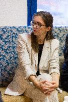 Aurore Berge Visits La Cohue Cooperative - France