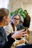 Aurore Berge Visits La Cohue Cooperative - France