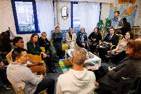 Aurore Berge Visits La Cohue Cooperative - France