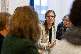 Aurore Berge Visits La Cohue Cooperative - France