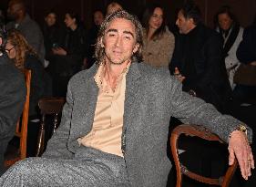 MFW - Celebs At Zegna Fashion Show