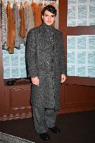 MFW - Celebs At Zegna Fashion Show